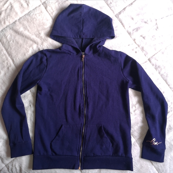 NWOT Sweater with zipper and hood. - Picture 1 of 8